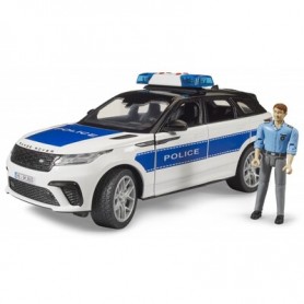 Jipe Range Rover Velar da Policia com Figura - Bruder Jipe Range Rover Velar da Policia com Figura - Bruder