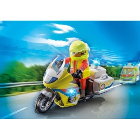 Playmobil City Life - Mota de Emergência com luz Playmobil City Life - Mota de Emergência com luz